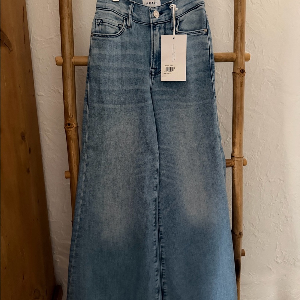 Frame Denim Le Palazzo Crop Jeans